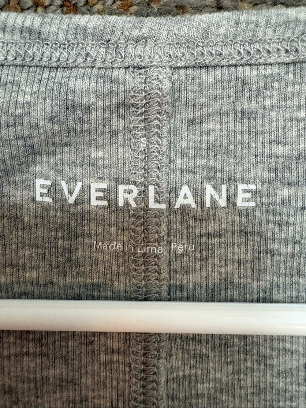 Everlane Rib Scoop Neck Tee - Picture 5 of 8